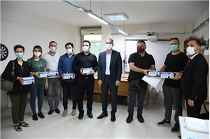 Engelli Öğrencilerin Maskeleri İnegöl Belediyesi’nden