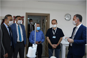 Çocuk Hastaların Maskeleri Teslim Edildi