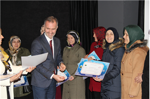 İnesmek'te 772 Kursiyer Sertifika Aldı