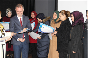 İnesmek'te 772 Kursiyer Sertifika Aldı