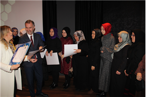 İnesmek'te 772 Kursiyer Sertifika Aldı