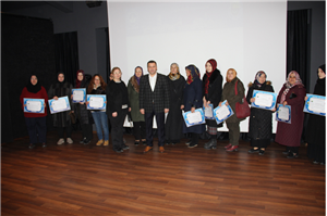 İnesmek'te 772 Kursiyer Sertifika Aldı