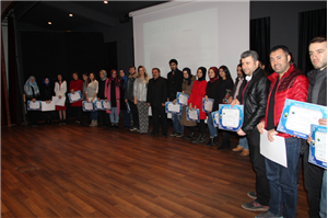 İnesmek'te 772 Kursiyer Sertifika Aldı