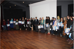 İnesmek'te 772 Kursiyer Sertifika Aldı